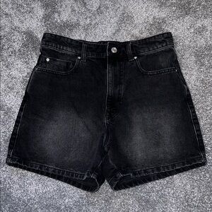 Zara Classic Black Denim Women's Shorts Size 8